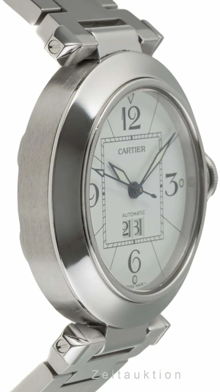 Cartier Pasha 35.5mm Stainless steel White 6