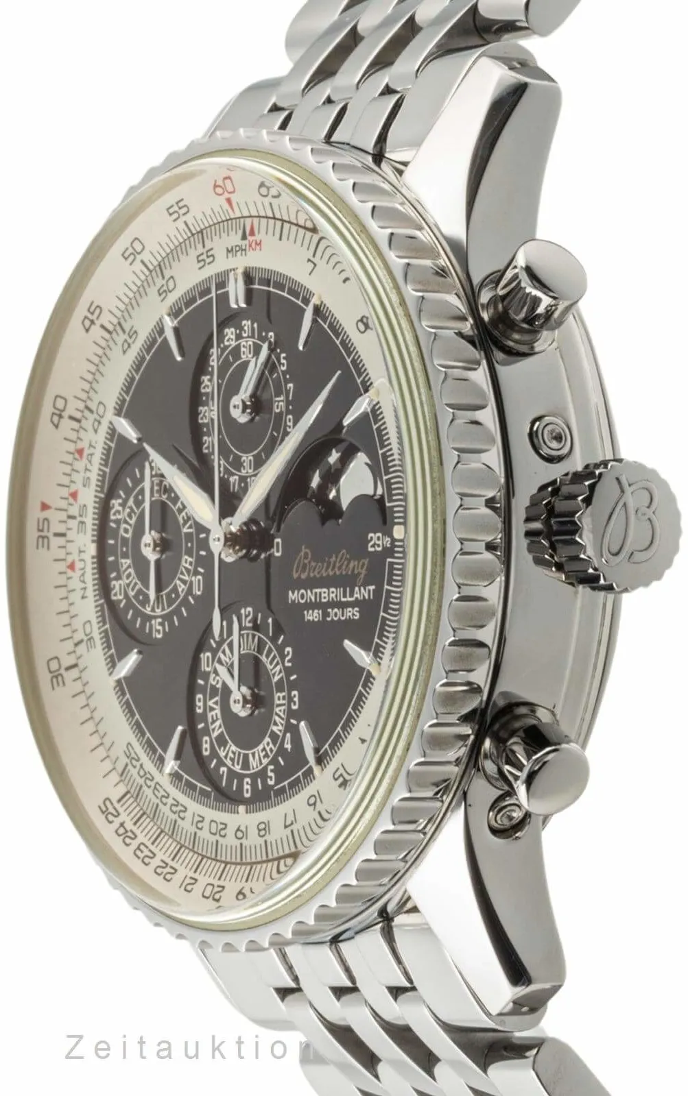 Breitling Montbrillant 1461 Jours A19030 41mm Stainless steel Black 5