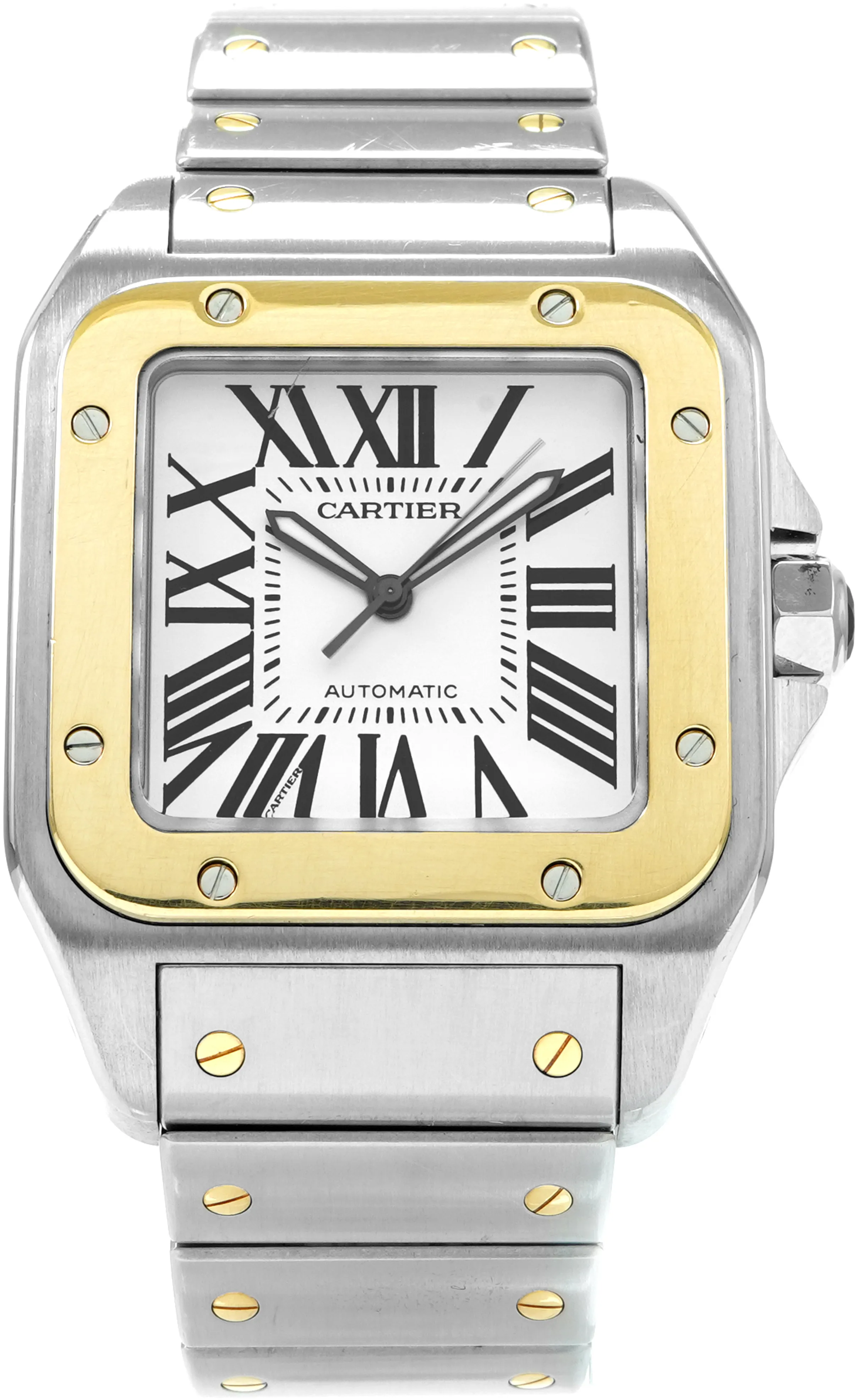 Cartier Santos 100 W200728G 38mm Yellow gold and stainless steel