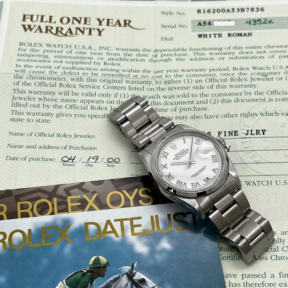 Rolex Datejust 36 16200 36mm Stainless steel White 7