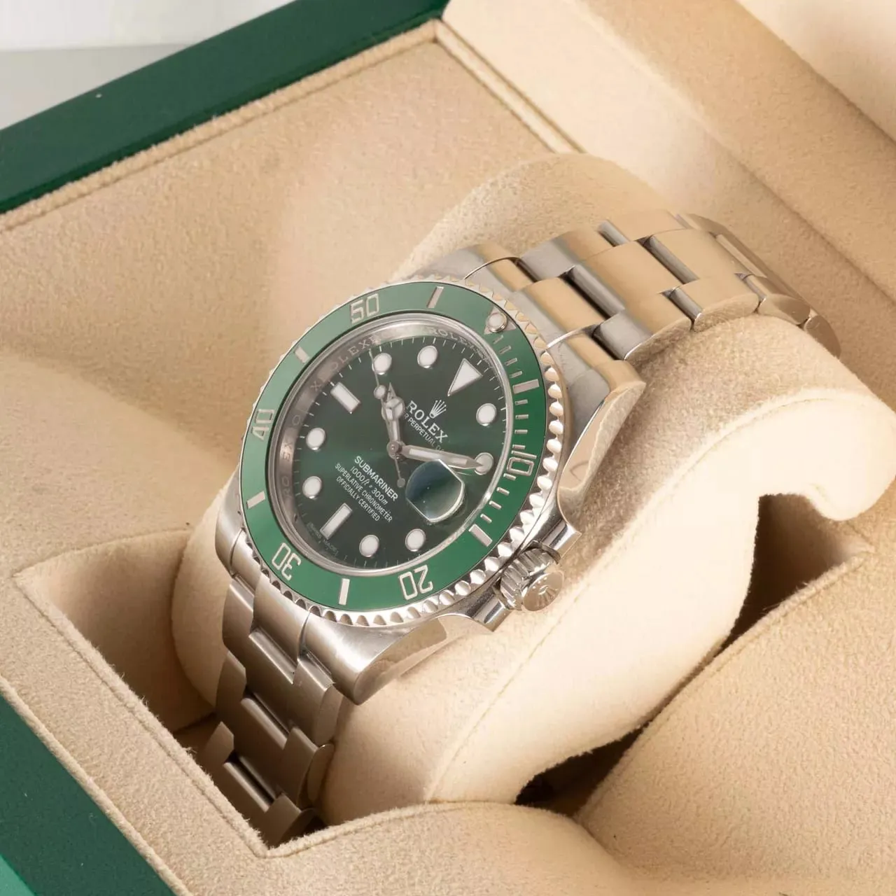 Rolex Submariner 116610LV 40mm Stainless steel Green 1