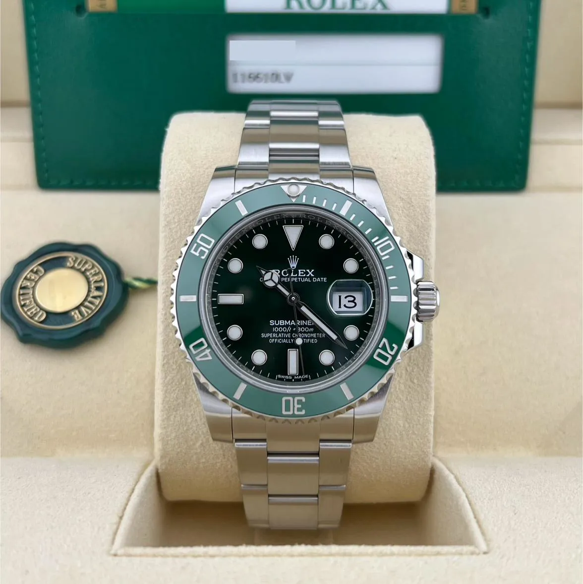 Rolex Submariner 116610LV 40mm Stainless steel Green 1