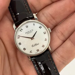 Rolex Cellini 5115/9 White gold White