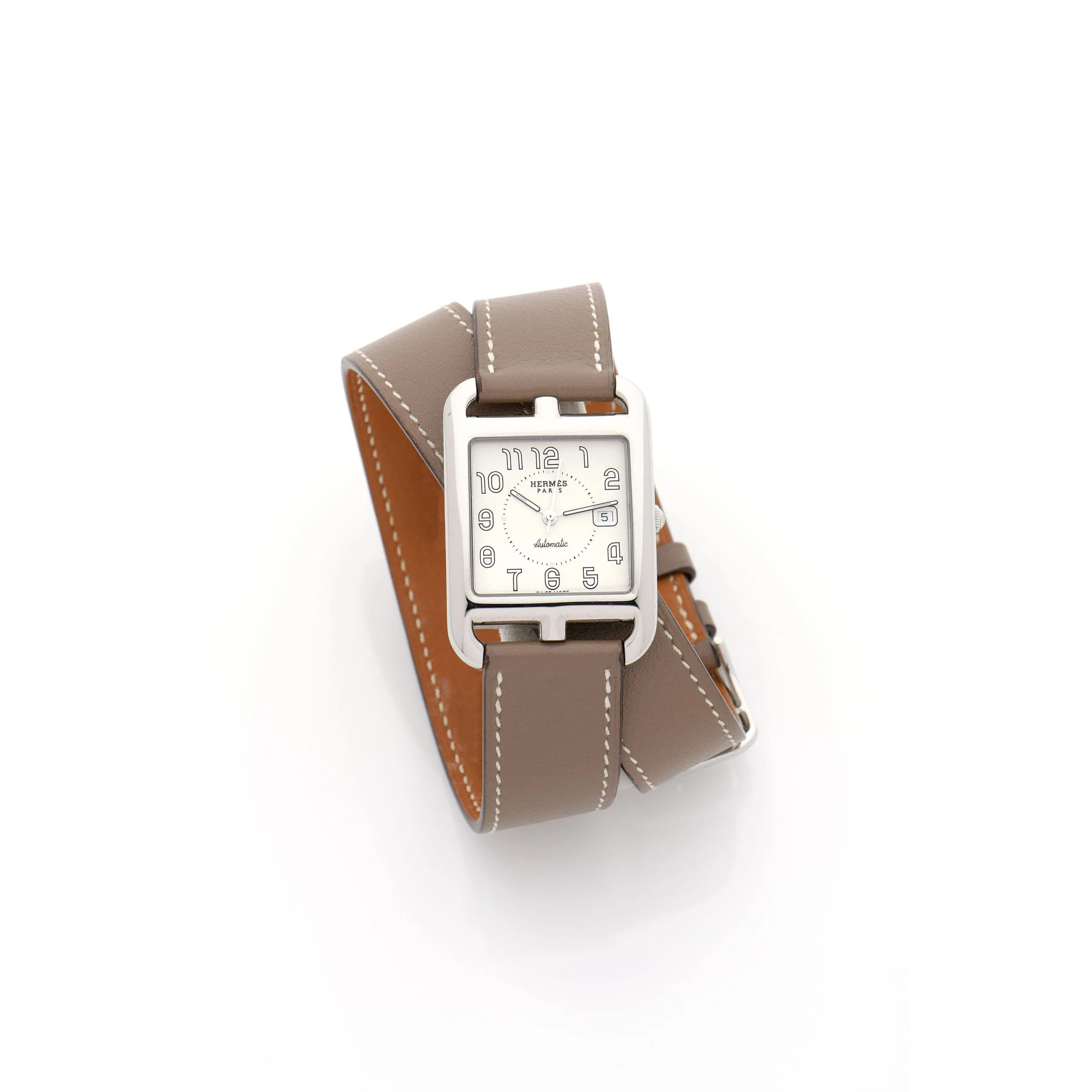 Hermès Cape Cod CC1.710 29mm Stainless steel Light Grey