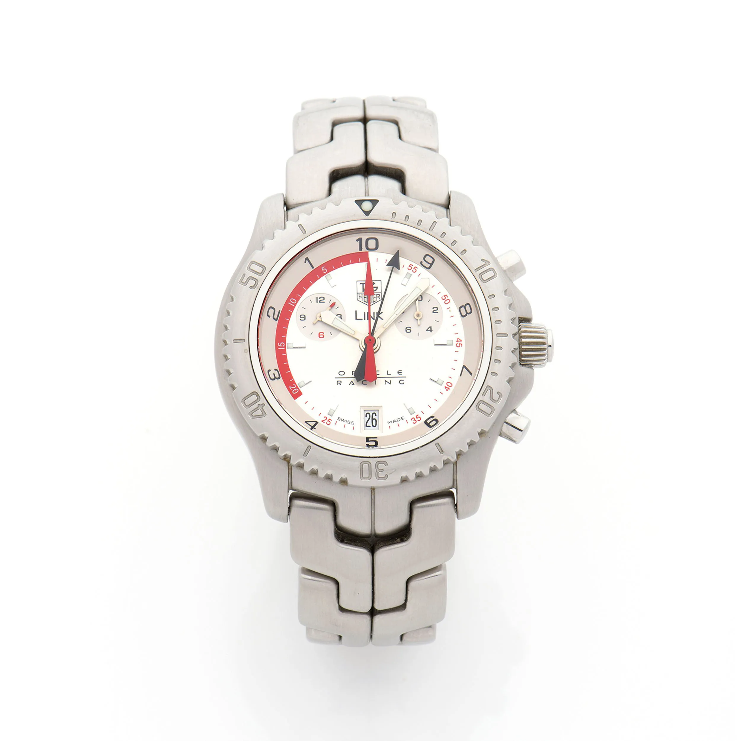 TAG Heuer Link CT1118 41mm Stainless steel Light Grey