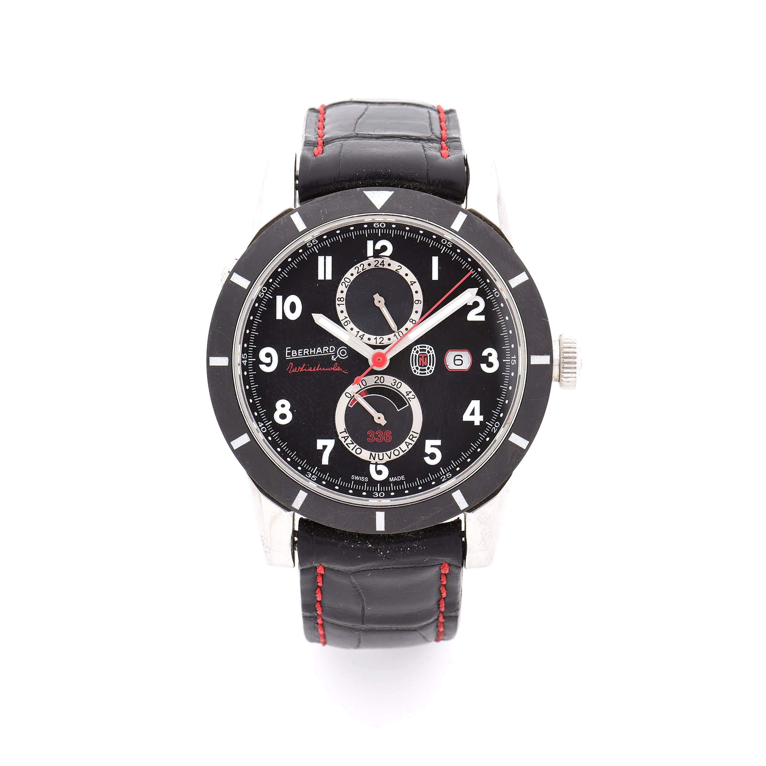 Eberhard & Co. Tazio Nuvolari 41033 44mm Ceramic and Stainless steel Black