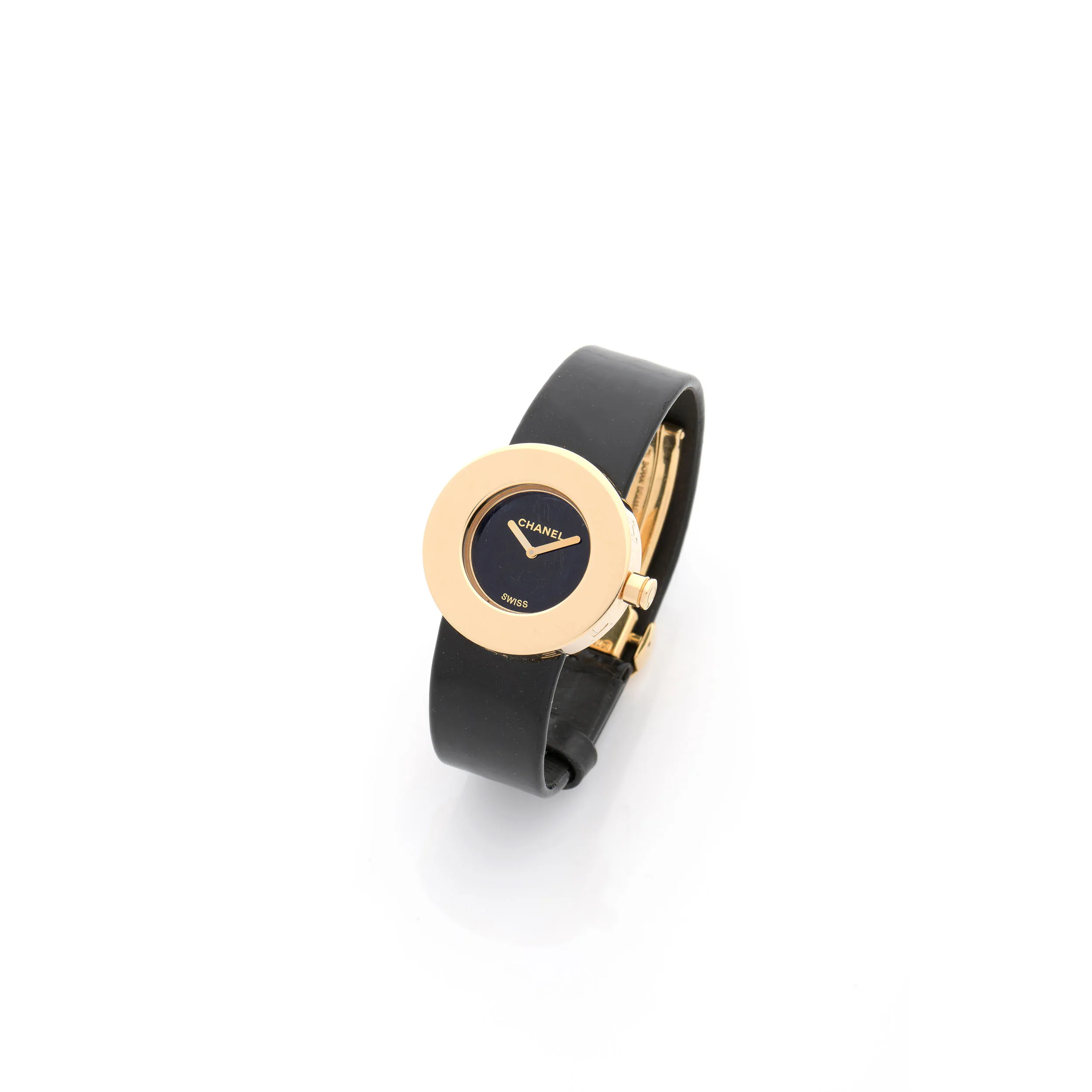 Chanel La Ronde B.E.37016 30mm Yellow gold Black 1