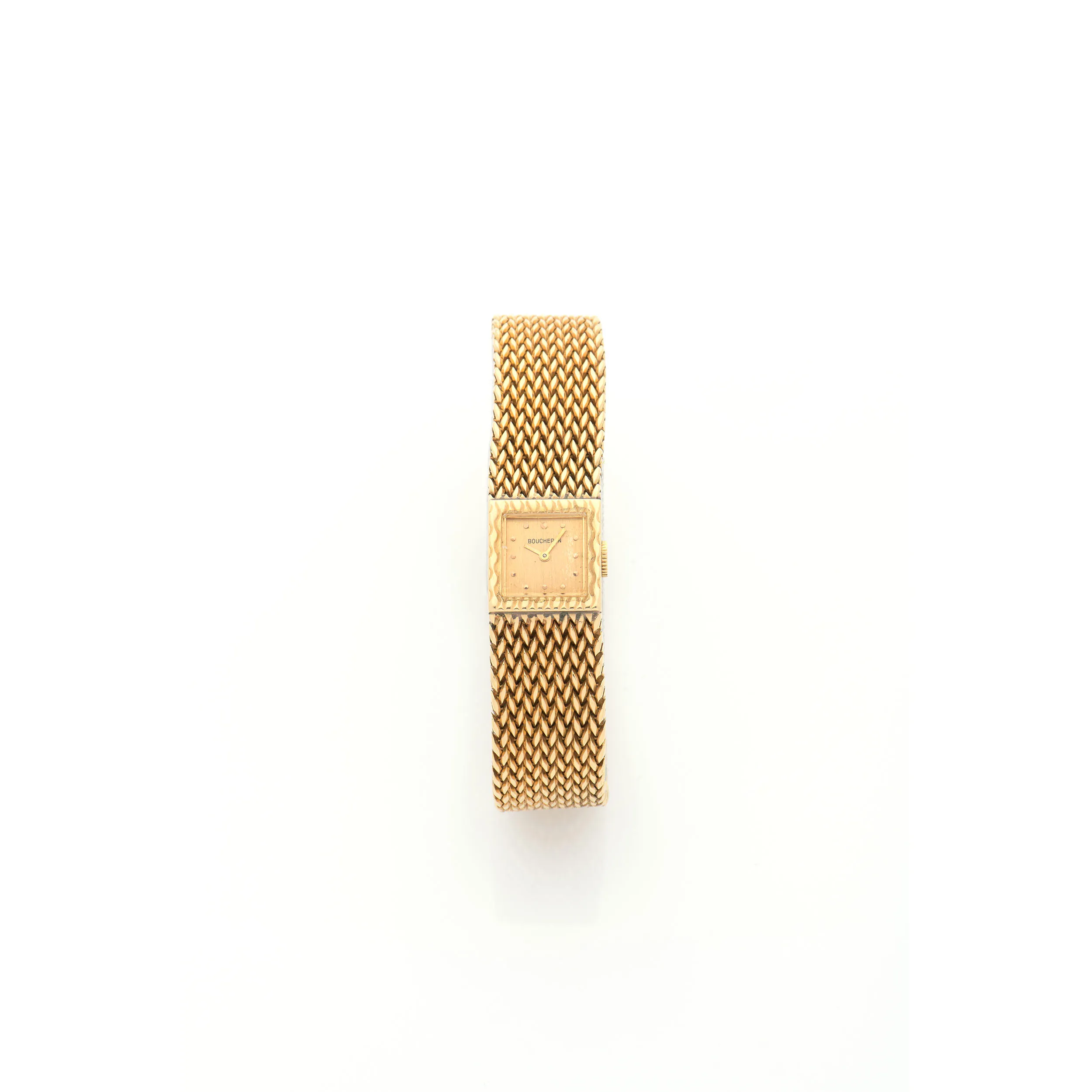 Boucheron Carrée 15mm Yellow gold Champagne