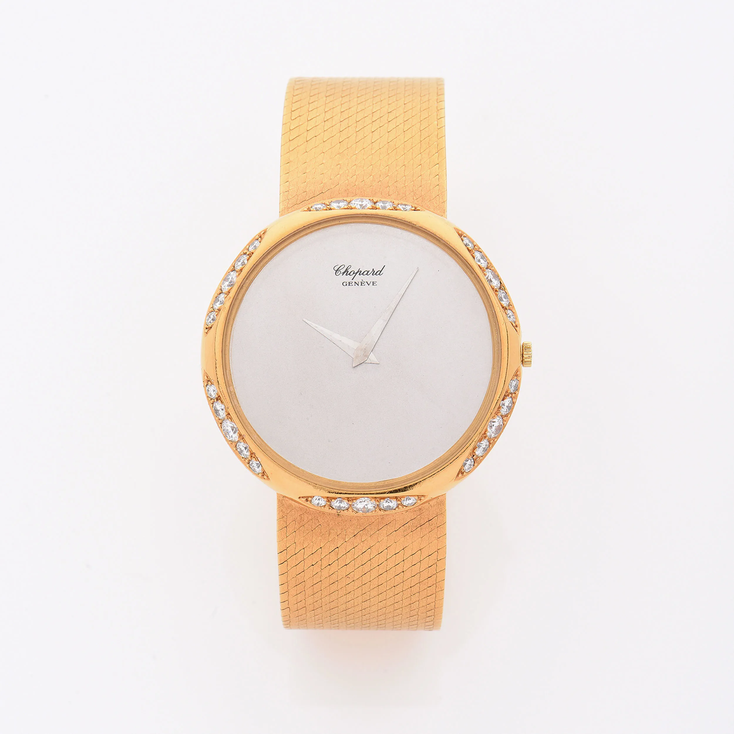 Chopard L.U.C 37mm Yellow gold and Diamond Light Grey