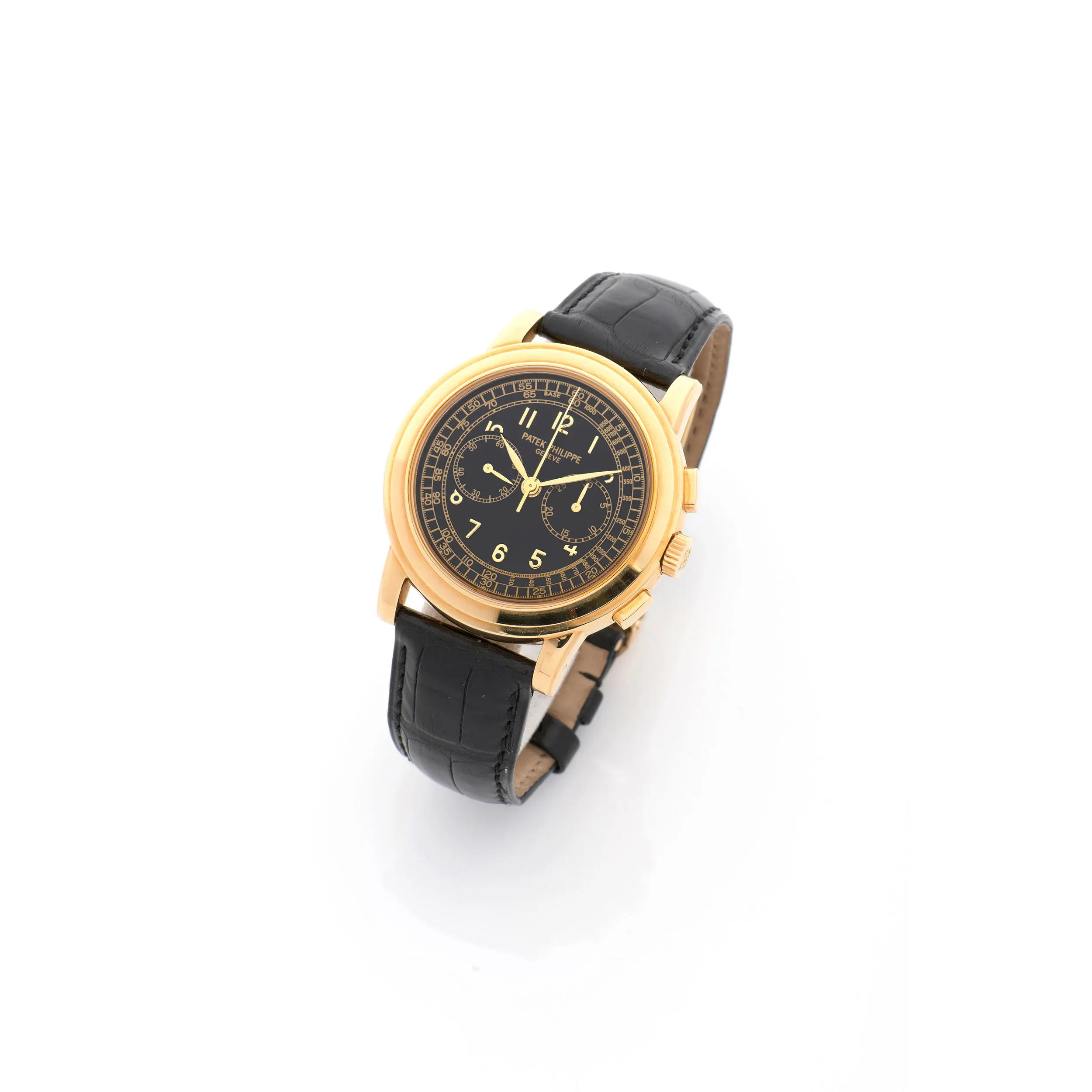 Patek Philippe Chronograph 5070J-001 42mm Yellow gold Black 1