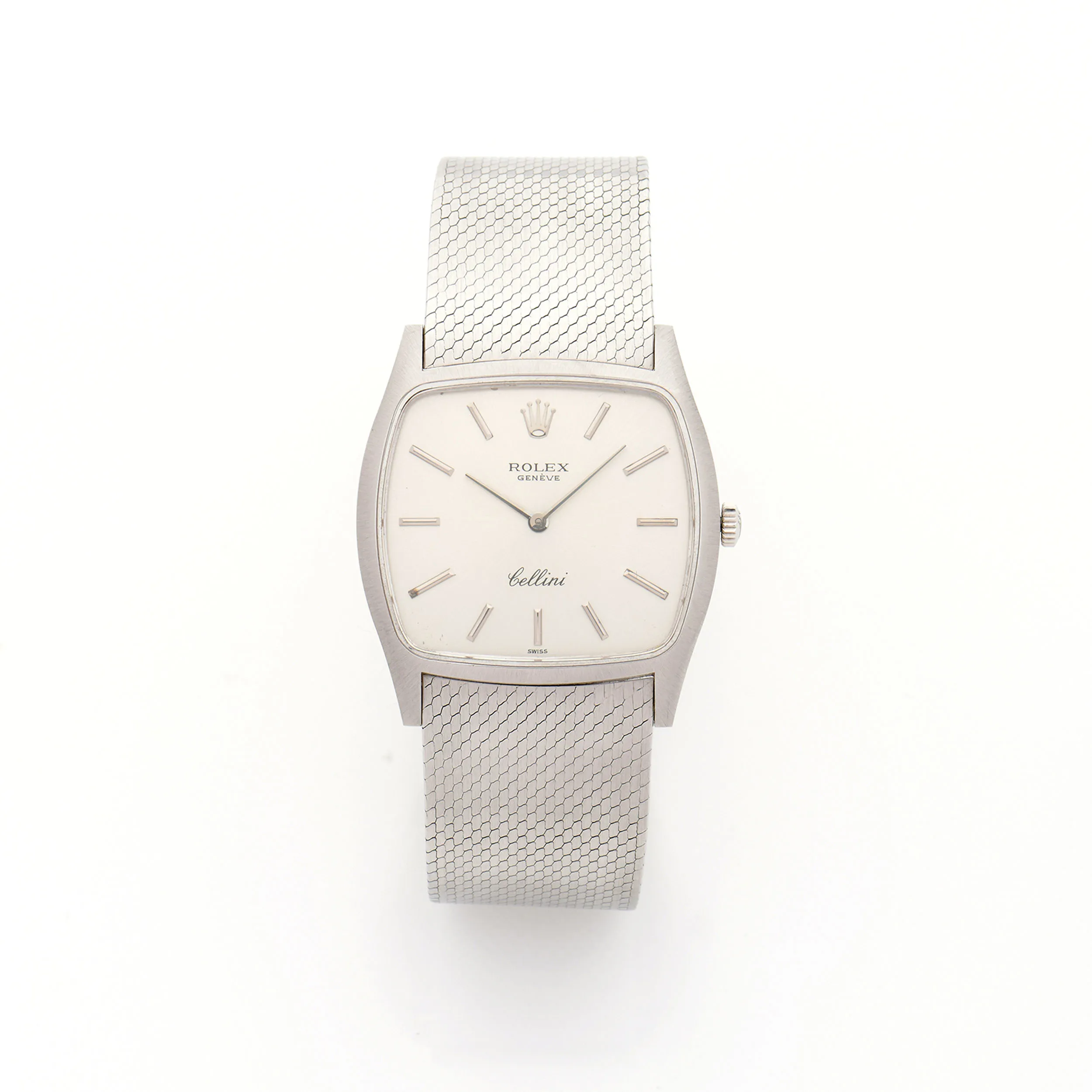 Rolex Cellini 3805 30mm White gold Light Grey