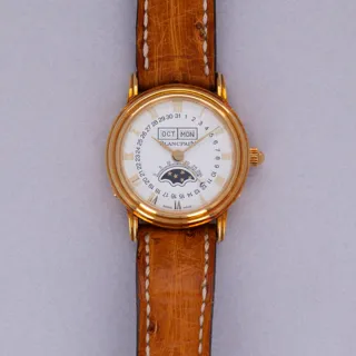 Blancpain Villeret Moonphase 6395 Yellow gold White