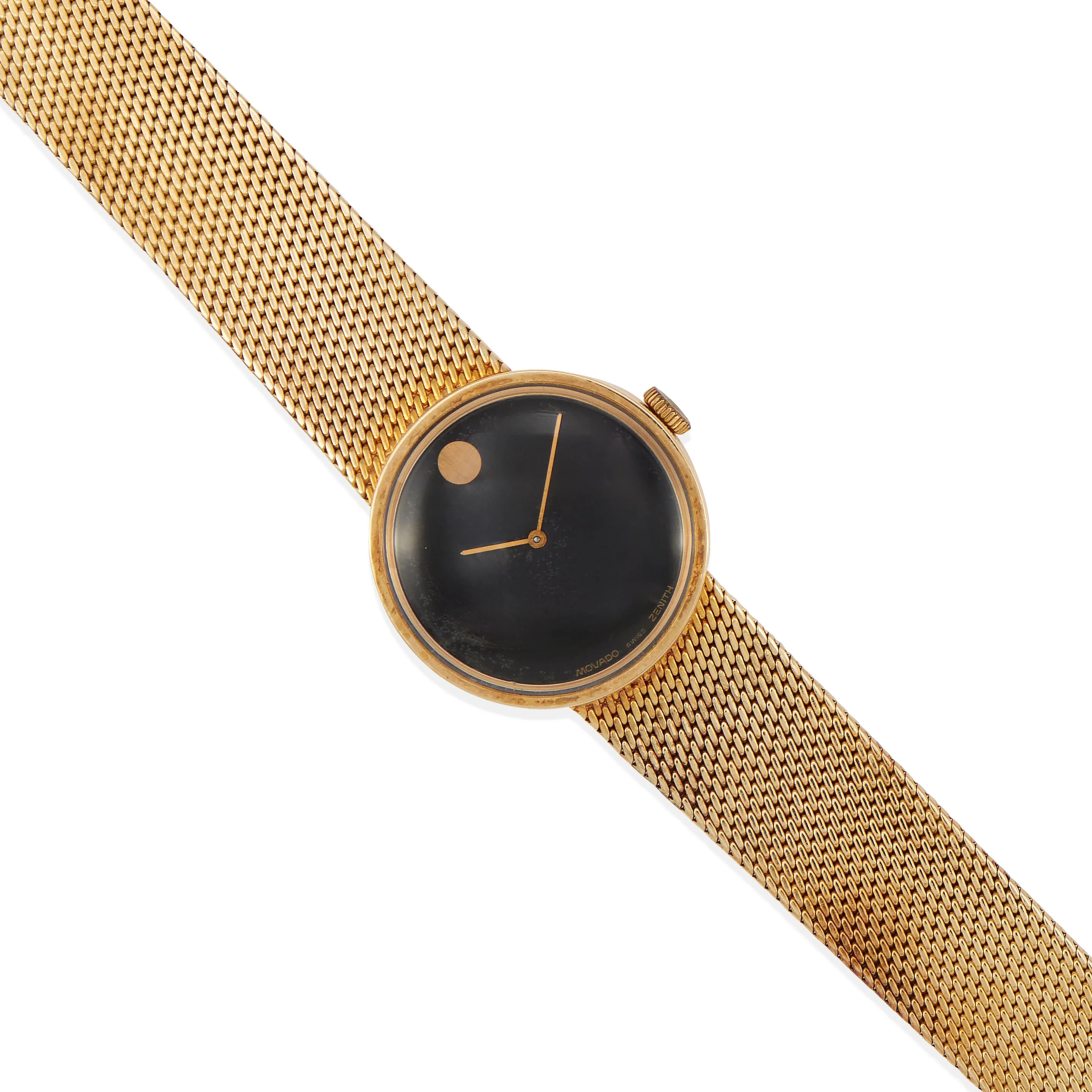 Movado : 25.5mm Yellow gold