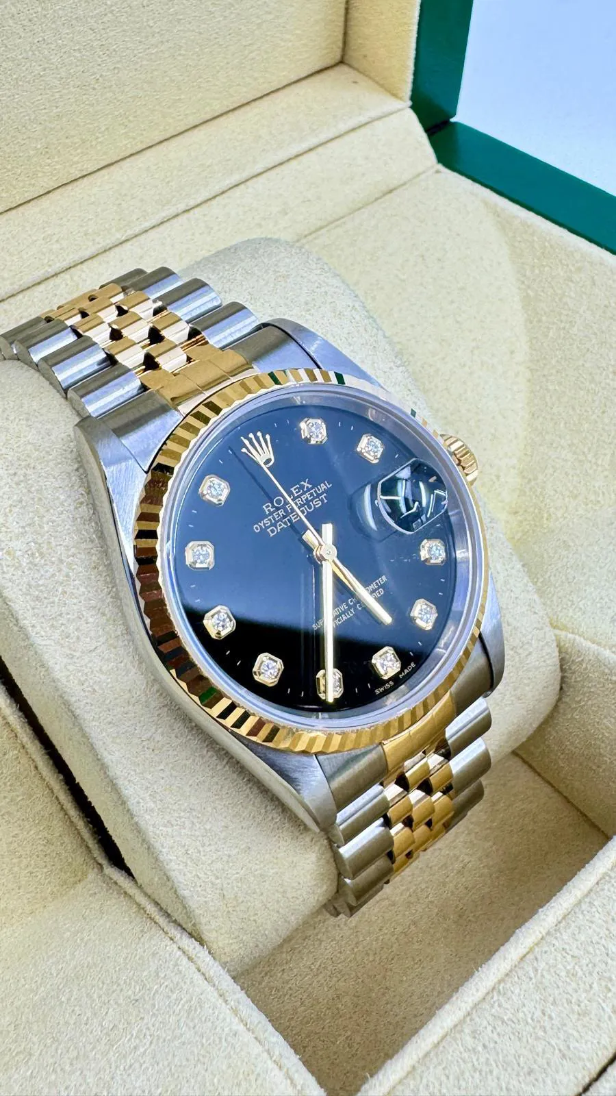 Rolex Datejust 36 16233 36mm Stainless steel and yellow gold Black 1