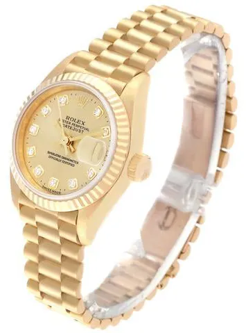 Rolex Lady-Datejust 69178 26mm Yellow gold Champagne 3