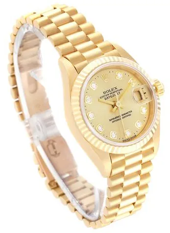 Rolex Lady-Datejust 69178 26mm Yellow gold Champagne 10