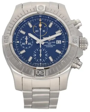 Breitling Avenger A13317 45mm Stainless steel Blue