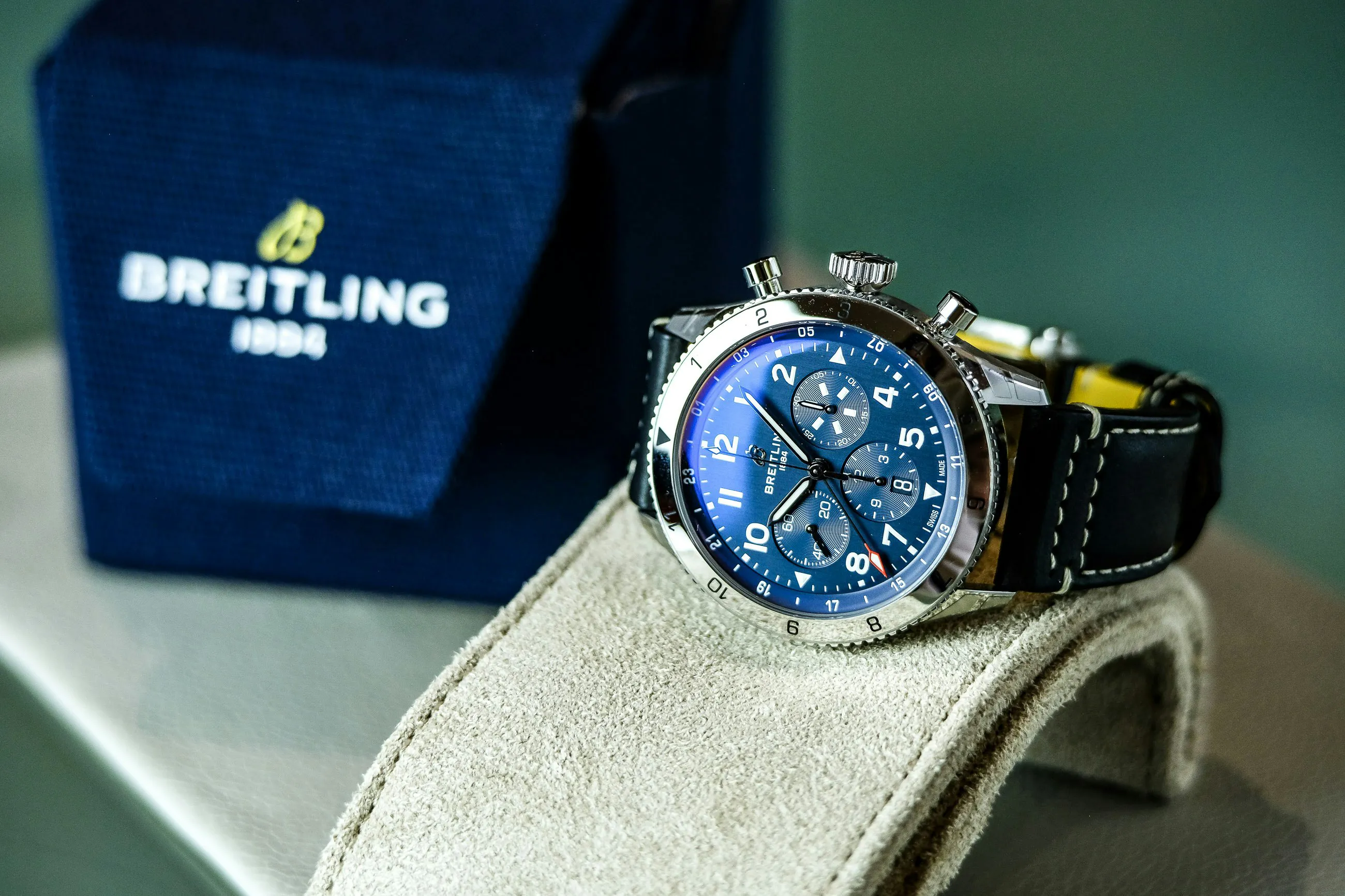 Breitling Aviator 8 AB04451A1C1X1 46mm Stainless steel Blue 20