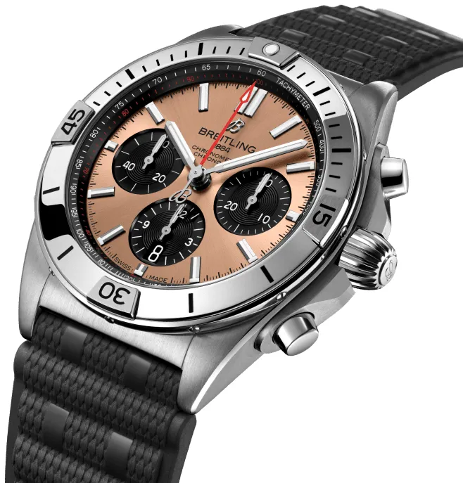 Breitling Chronomat 42mm Stainless steel Salmon 1