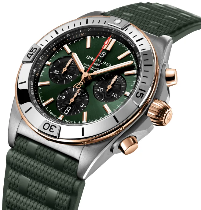 Breitling Chronomat 42mm Stainless steel Green 1