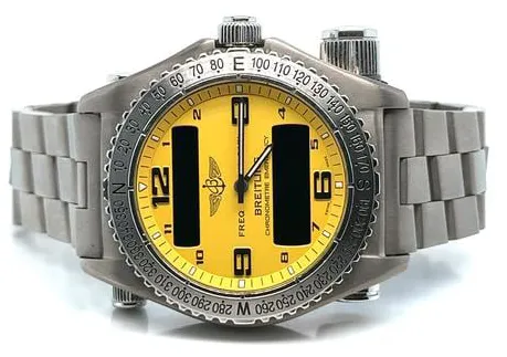 Breitling Emergency E76321 43mm Titanium Yellow