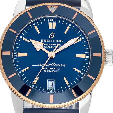 Breitling Superocean Heritage UB2010161C1S1 42mm Yellow gold and stainless steel Blue