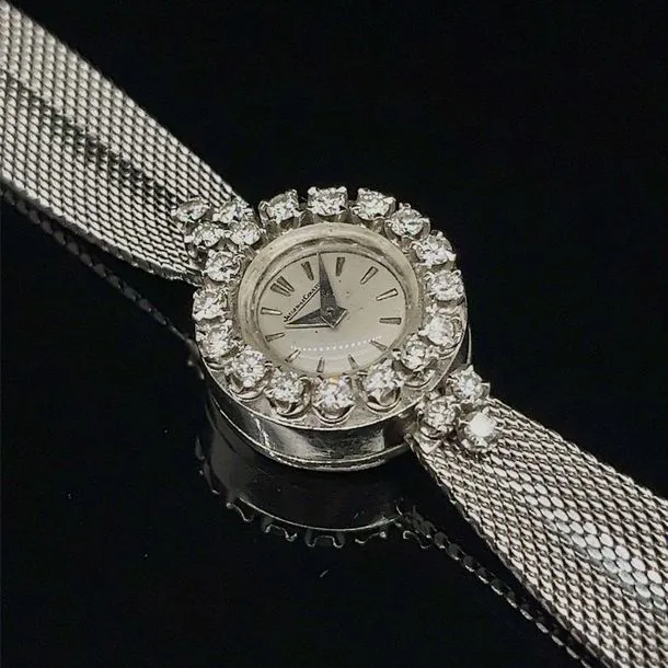 Jaeger-LeCoultre 16mm White gold and diamonds Satin 1