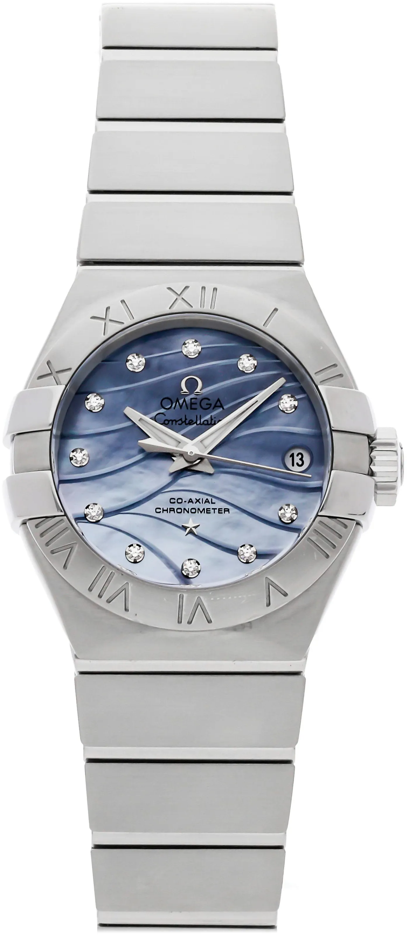 Omega Constellation 123.10.27.20.57.001 27mm Stainless steel Blue