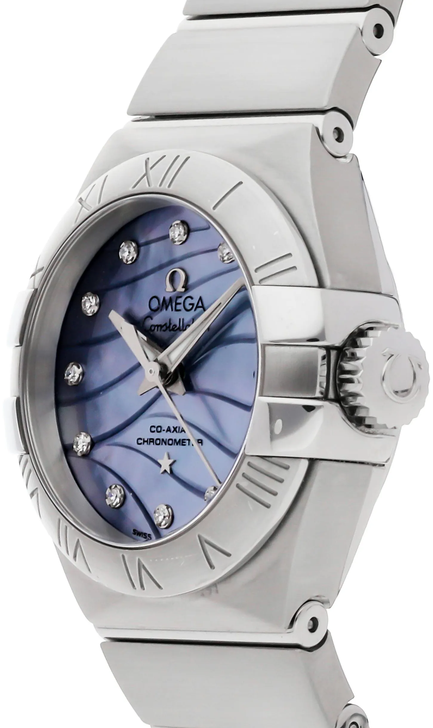 Omega Constellation 123.10.27.20.57.001 27mm Stainless steel Blue 1
