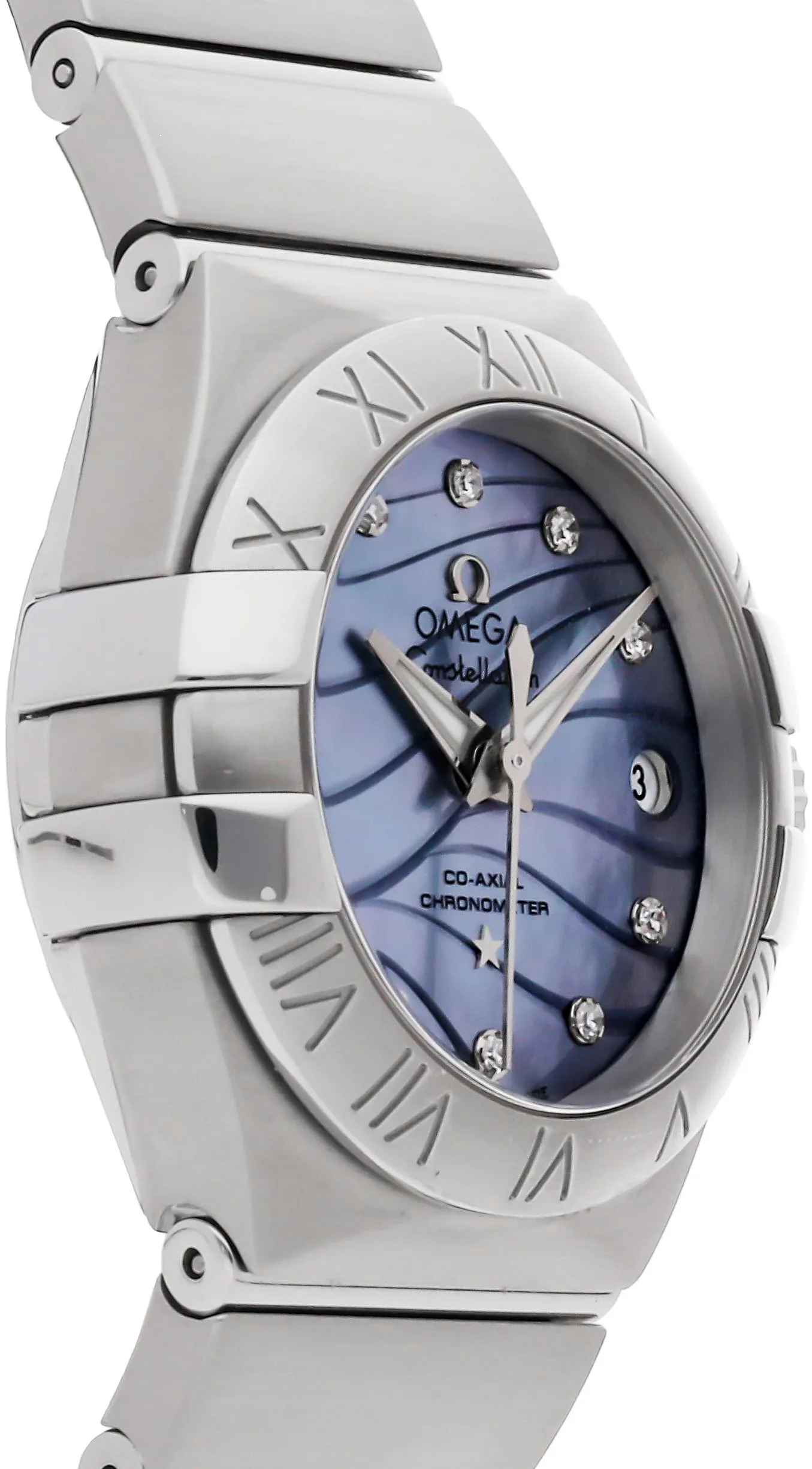 Omega Constellation 123.10.27.20.57.001 27mm Stainless steel Blue 2