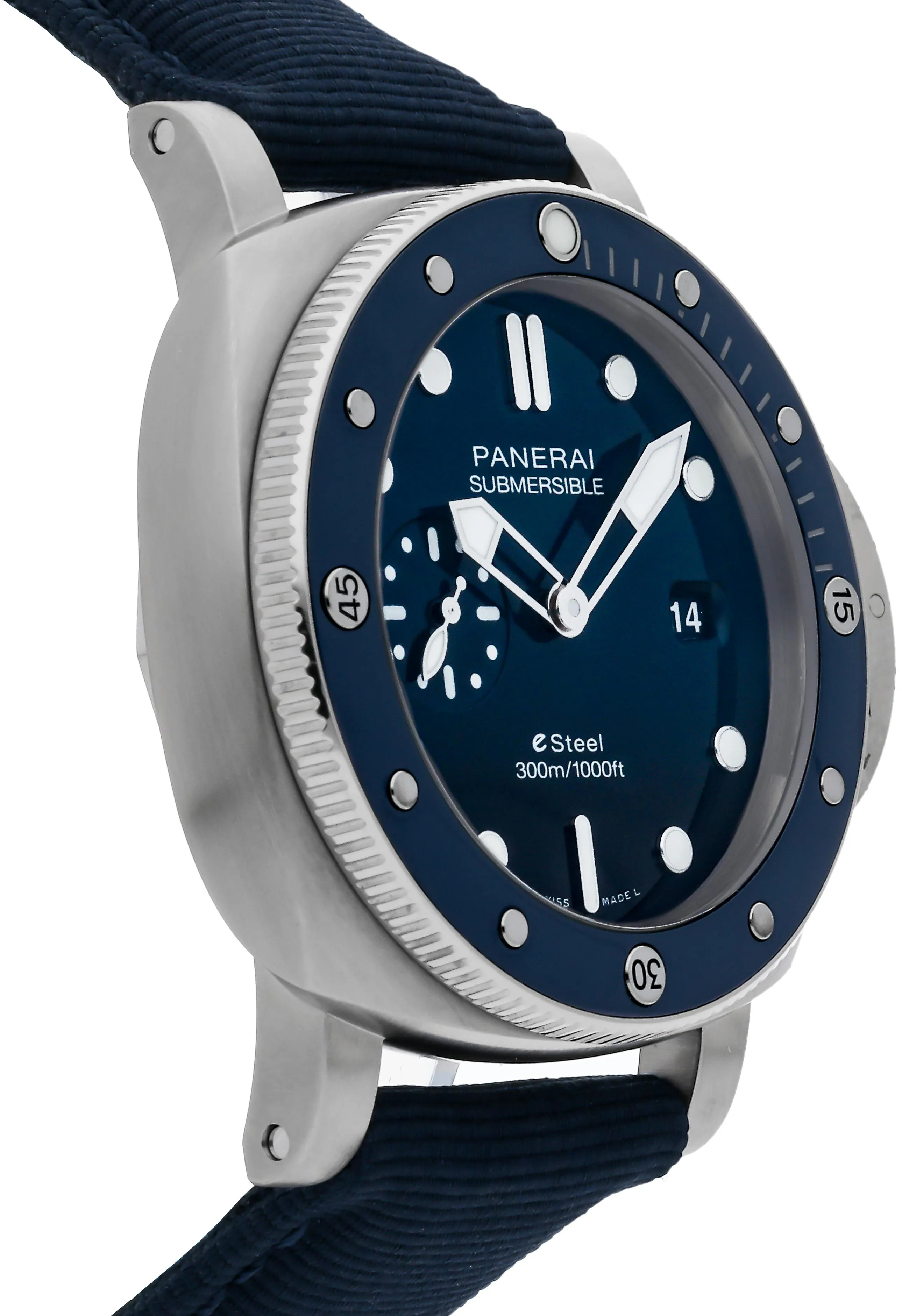 Panerai Submersible PAM 01289 44mm Stainless steel Blue 2