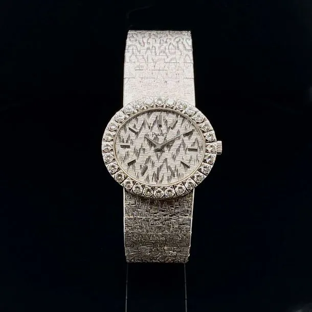 Piaget 24mm White gold and Diamond or gris