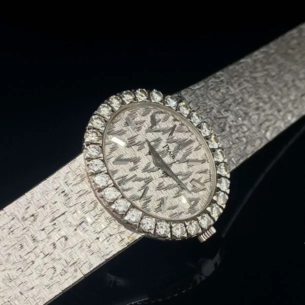 Piaget 24mm White gold and Diamond or gris 1