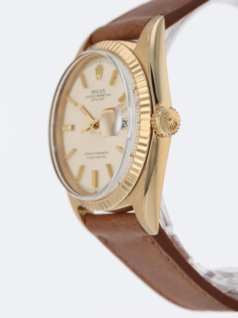 Rolex Datejust 1601 36mm Yellow gold Silver 3