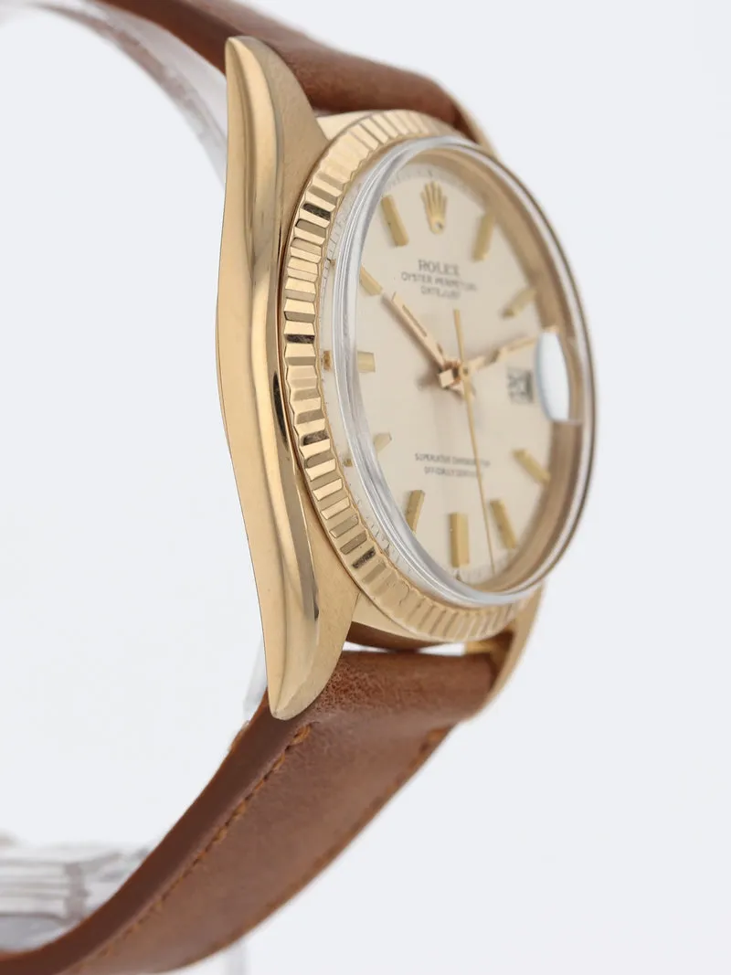 Rolex Datejust 1601 36mm Yellow gold Silver 4