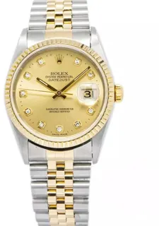 Rolex Datejust 36 16233 Yellow gold and Stainless steel