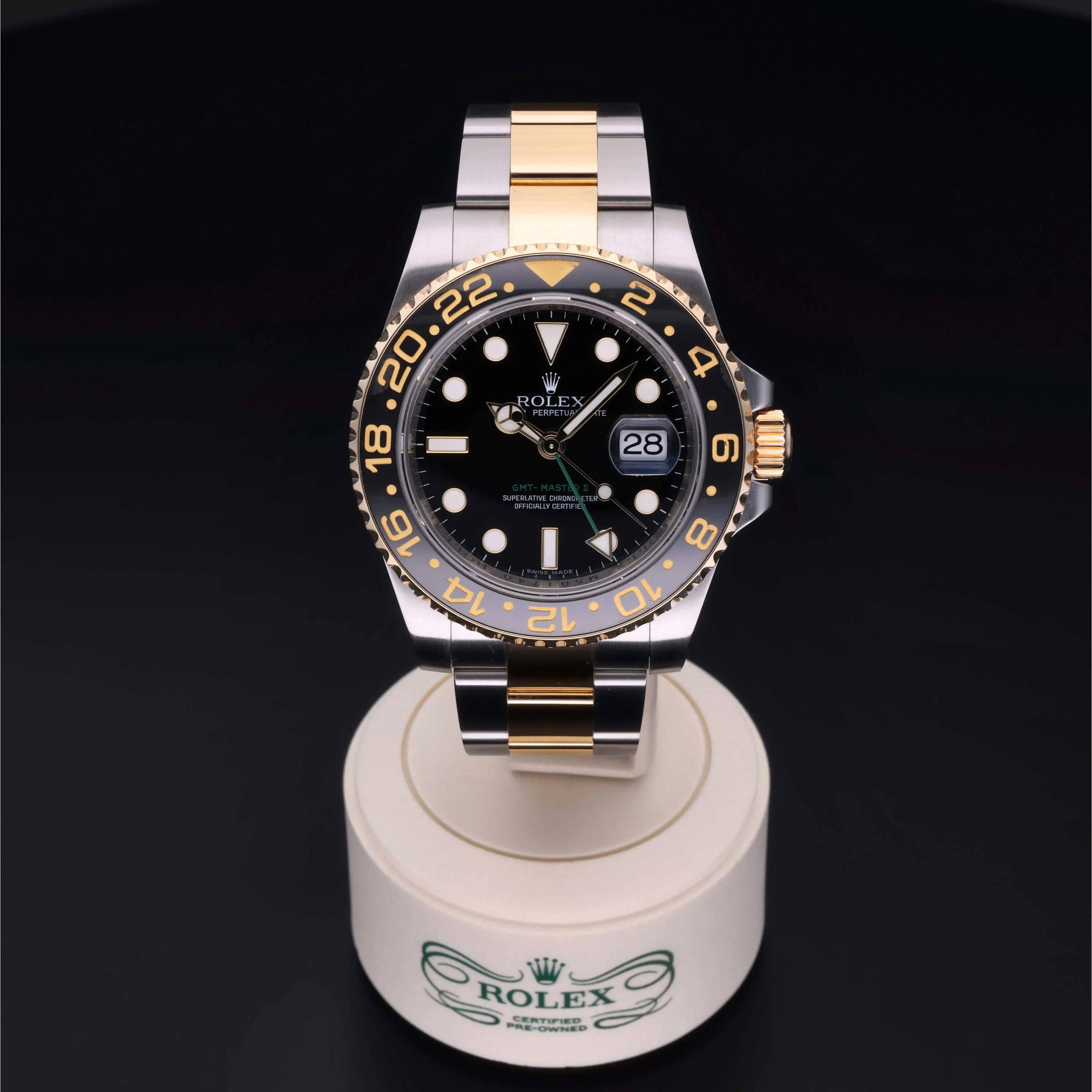 Rolex GMT-Master II 116713 40mm Yellow gold and stainless steel Black 1