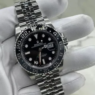 Rolex GMT-Master II 126710GRNR-0003 Stainless steel Black