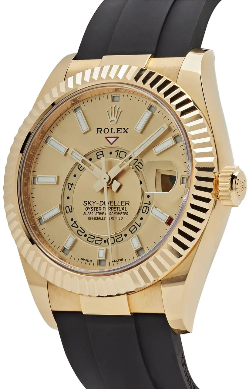Rolex Sky-Dweller 326238-0007 42mm Yellow gold Champagne 1