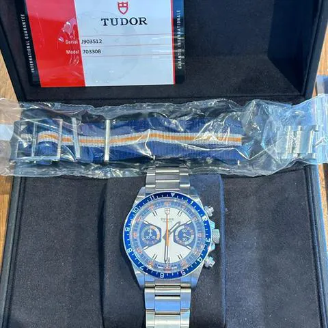 Tudor Heritage M70330B-0004 42mm Stainless steel Blue