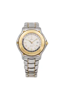 Ebel Voyager Worldtimer 1124913 Yellow gold and Stainless steel