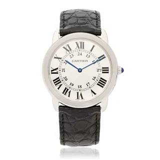 Cartier Ronde Solo 2934 Stainless steel Silver