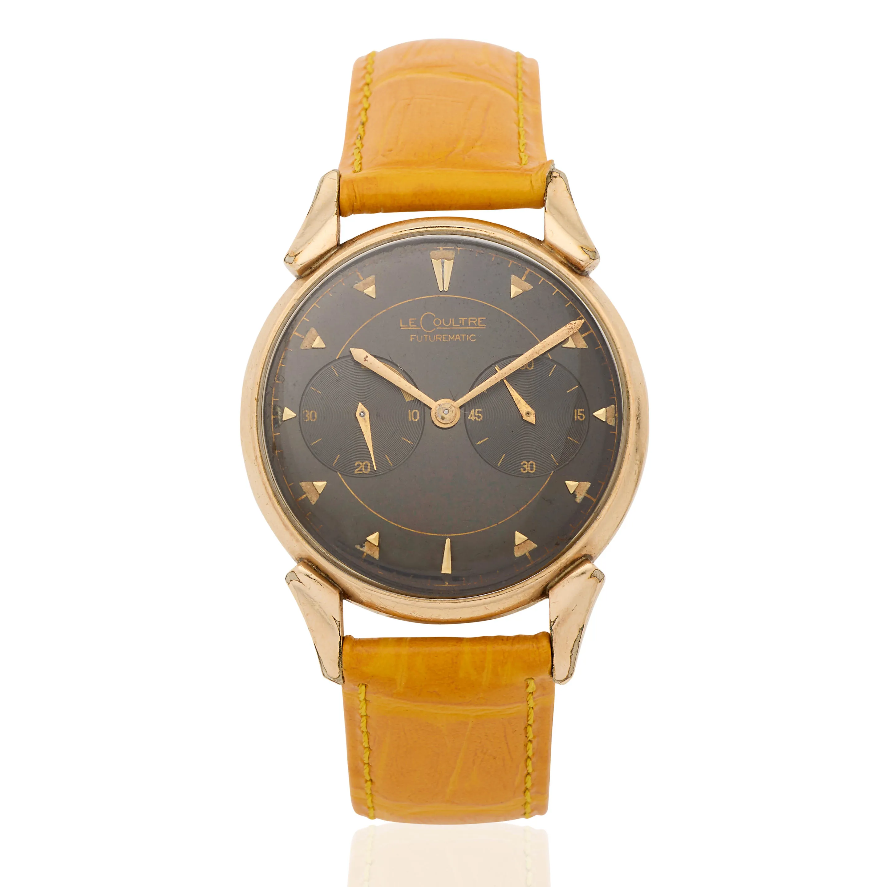 LeCoultre Futurematic 34mm Gold-plated Black