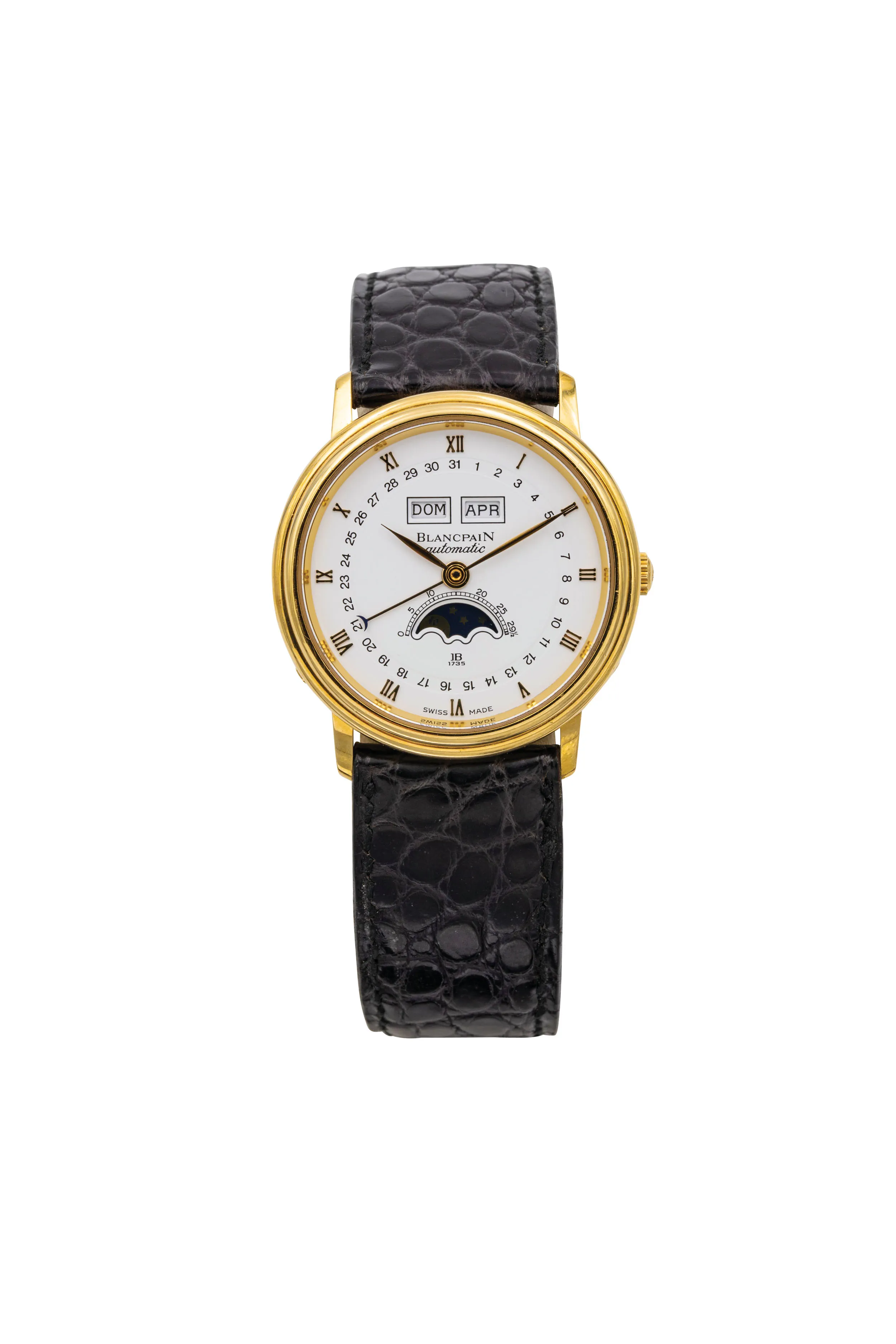 Blancpain Léman 6595-1418 33mm Yellow gold