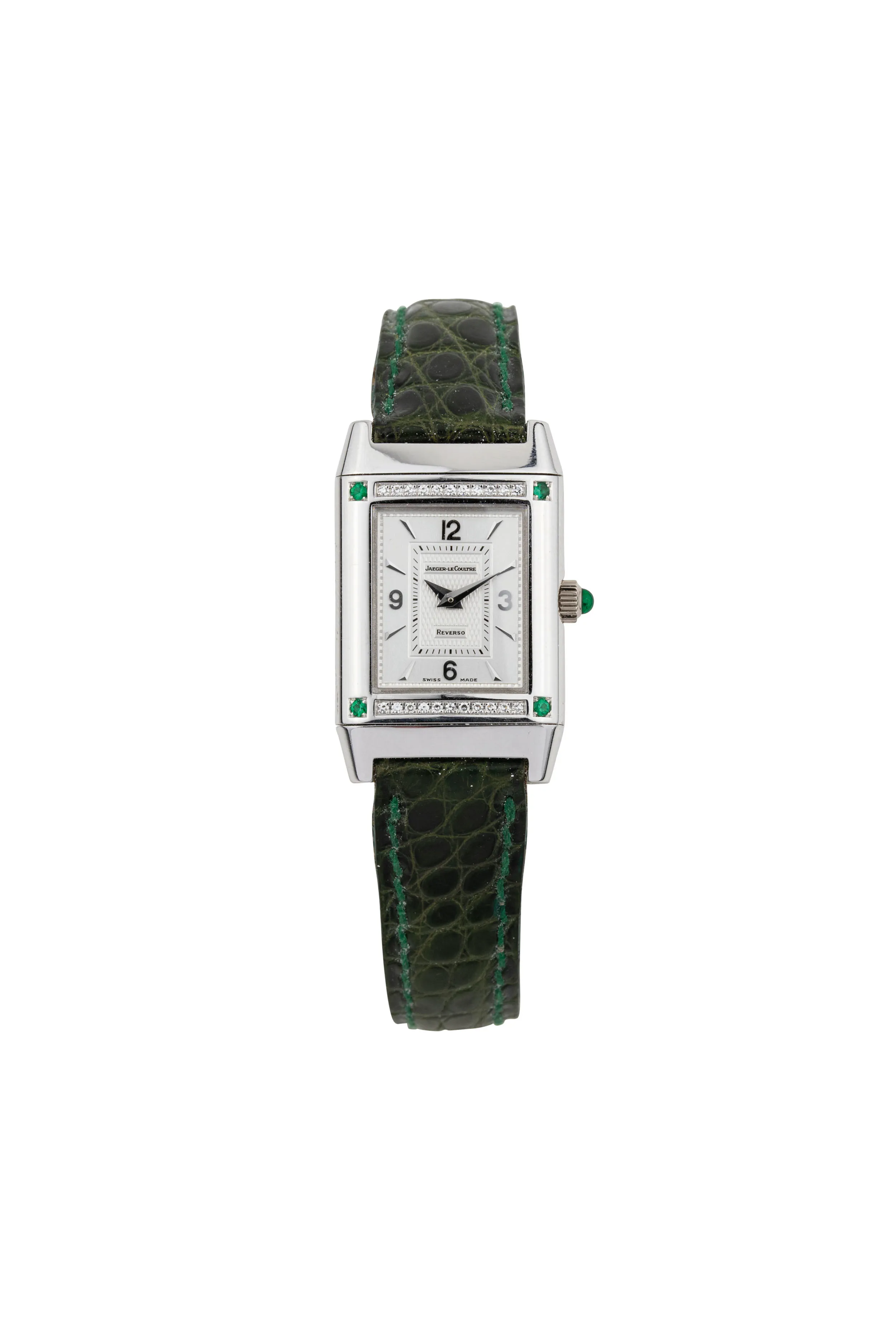 Jaeger-LeCoultre Reverso 265.3.86 20mm White gold, diamonds and sapphires