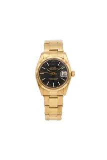 Rolex Datejust 31 6827 Yellow gold Gray