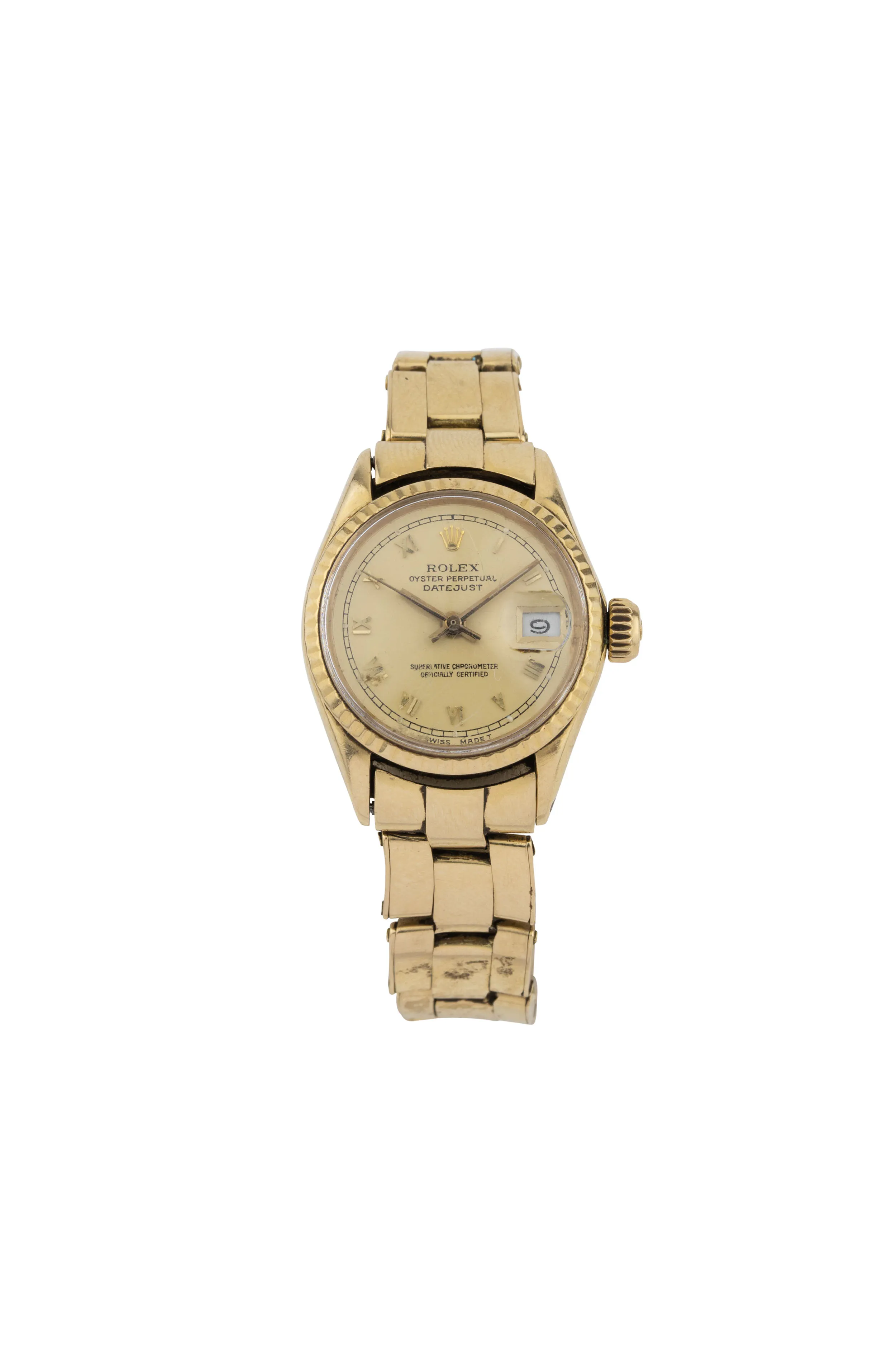 Rolex Oyster Perpetual Date 6517 24mm Yellow gold