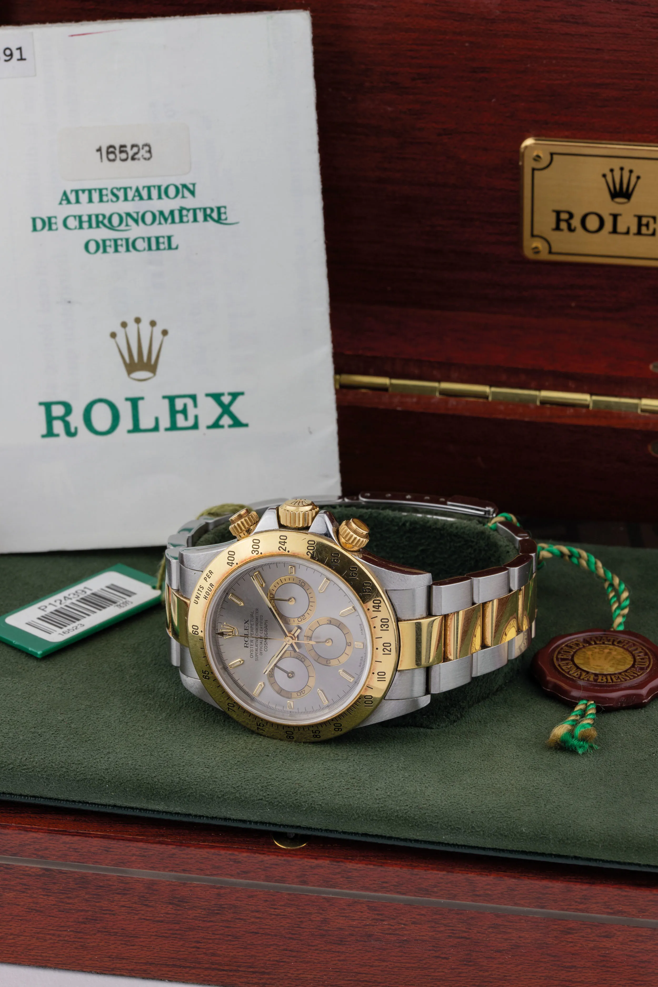 Rolex Daytona 16523 40mm Stainless steel and gold Gray 2