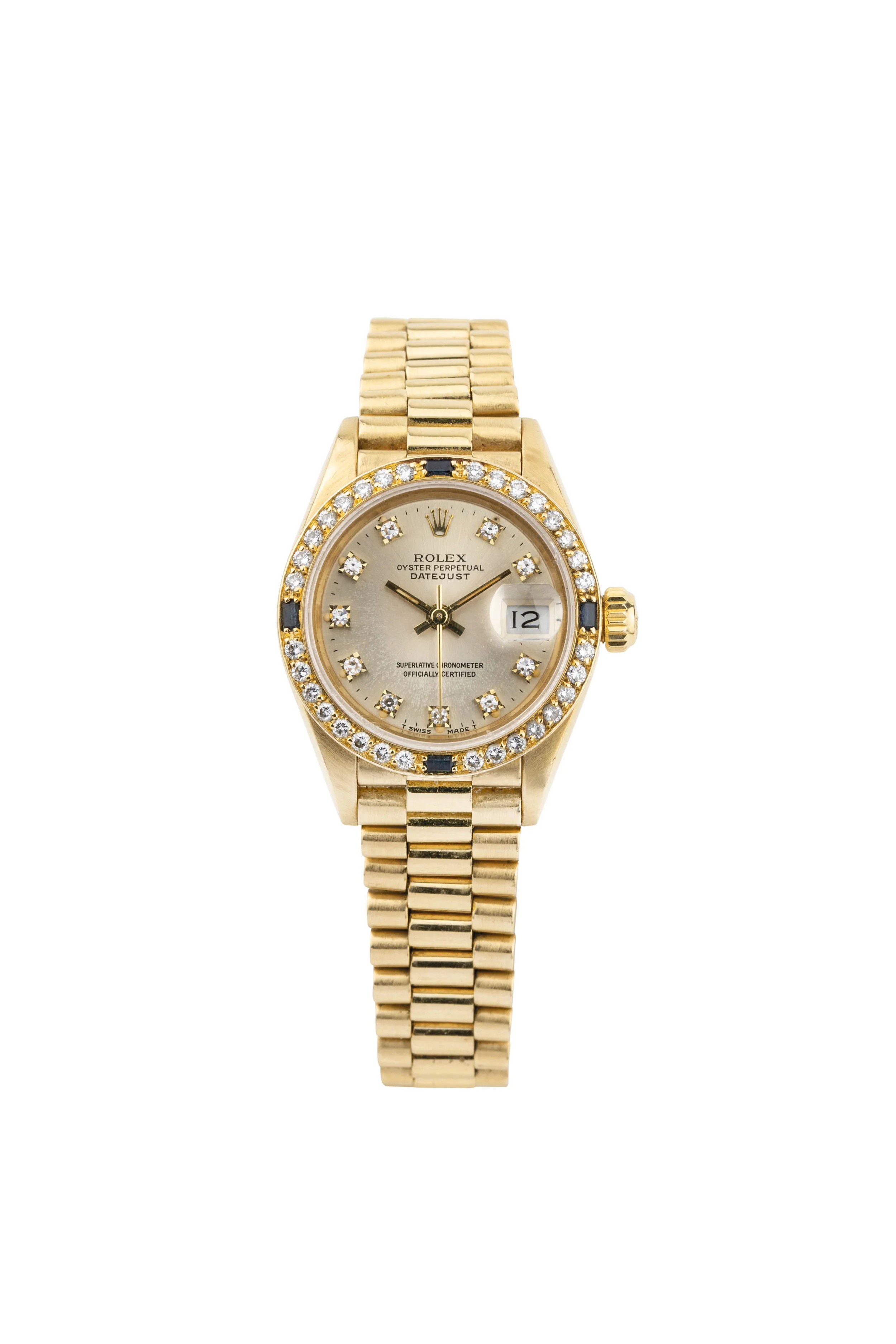 Rolex Lady-Datejust 69088 26mm Yellow gold and diamonds