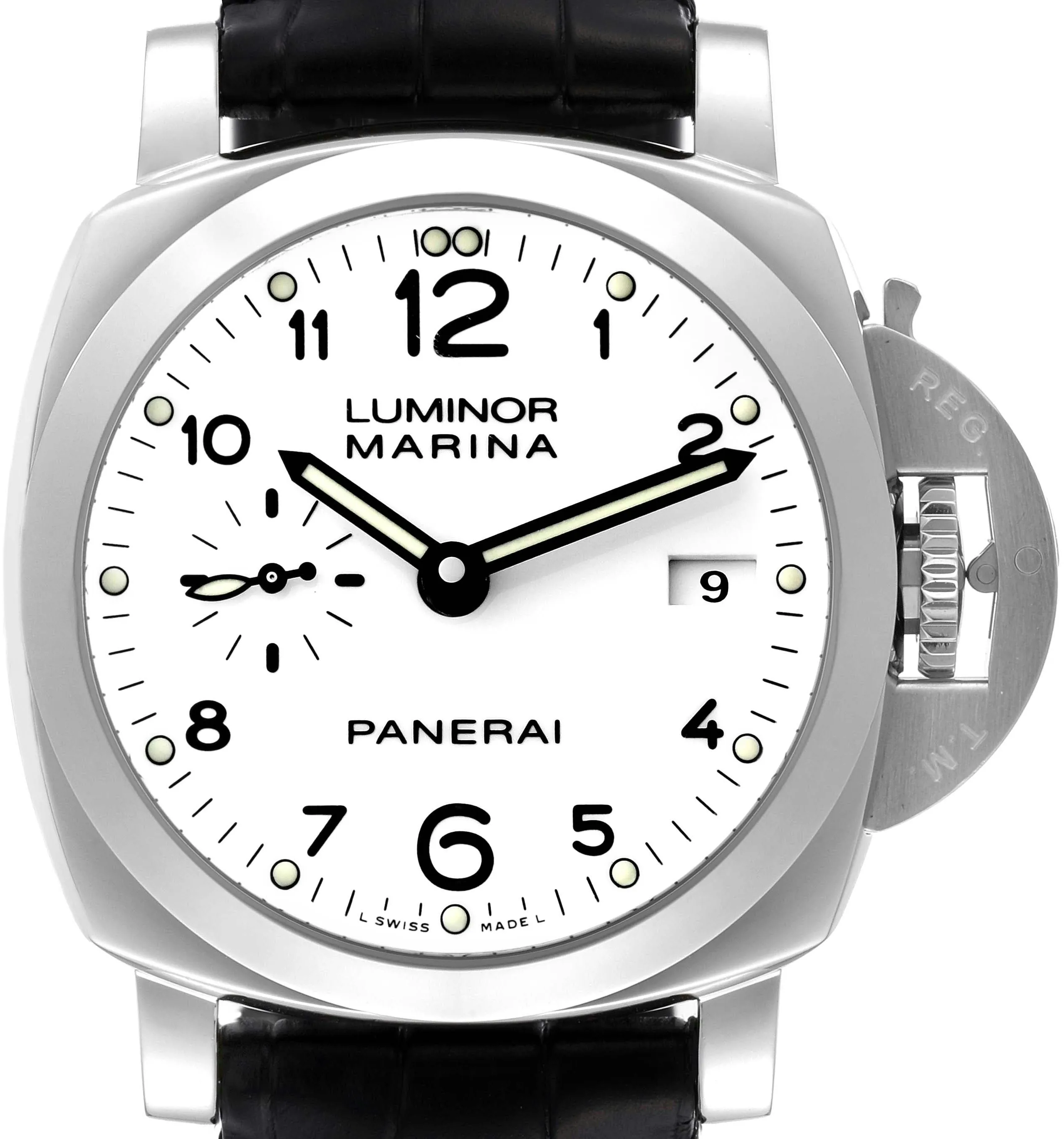 Panerai Luminor 1950 PAM 00523 42mm Stainless steel White 2